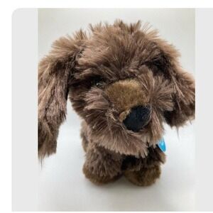 Manhattan Toy Plush Brown Dog Puppy 8" Tall Long Ears 2019 Stuffed Animal Toy